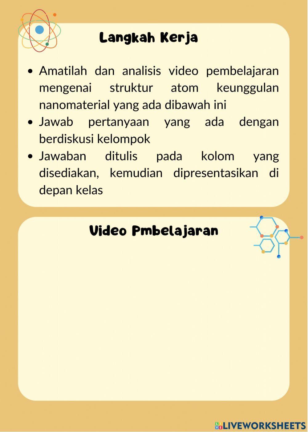 LKPD Struktur Atom-Keunggulan Nanomaterial