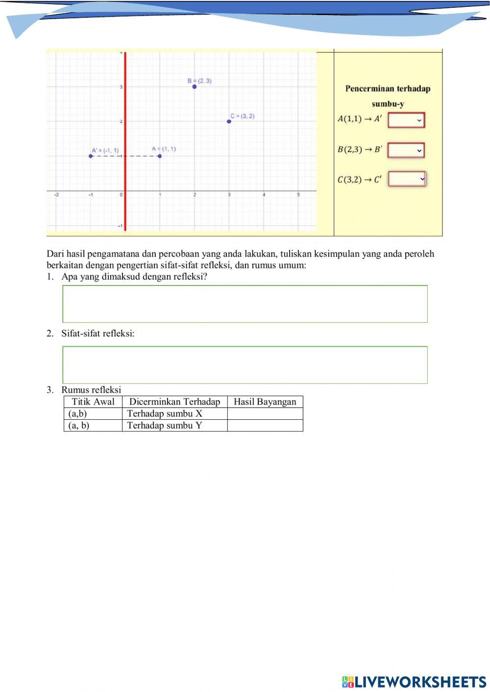 Refleksi (pencerminana)