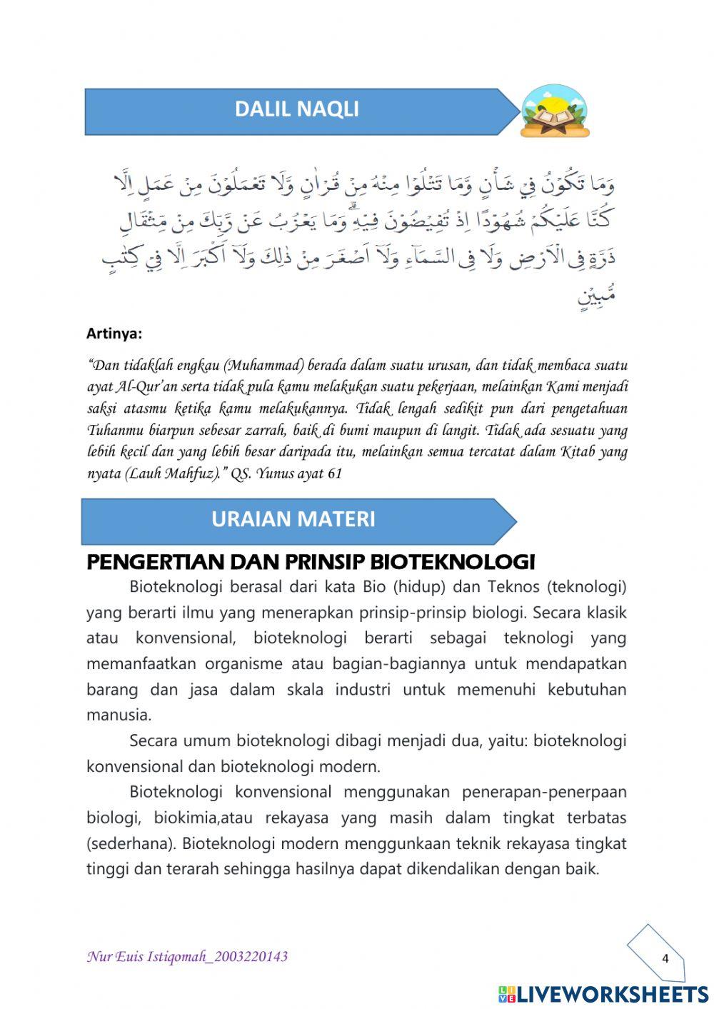 Bioteknologi Konvensional