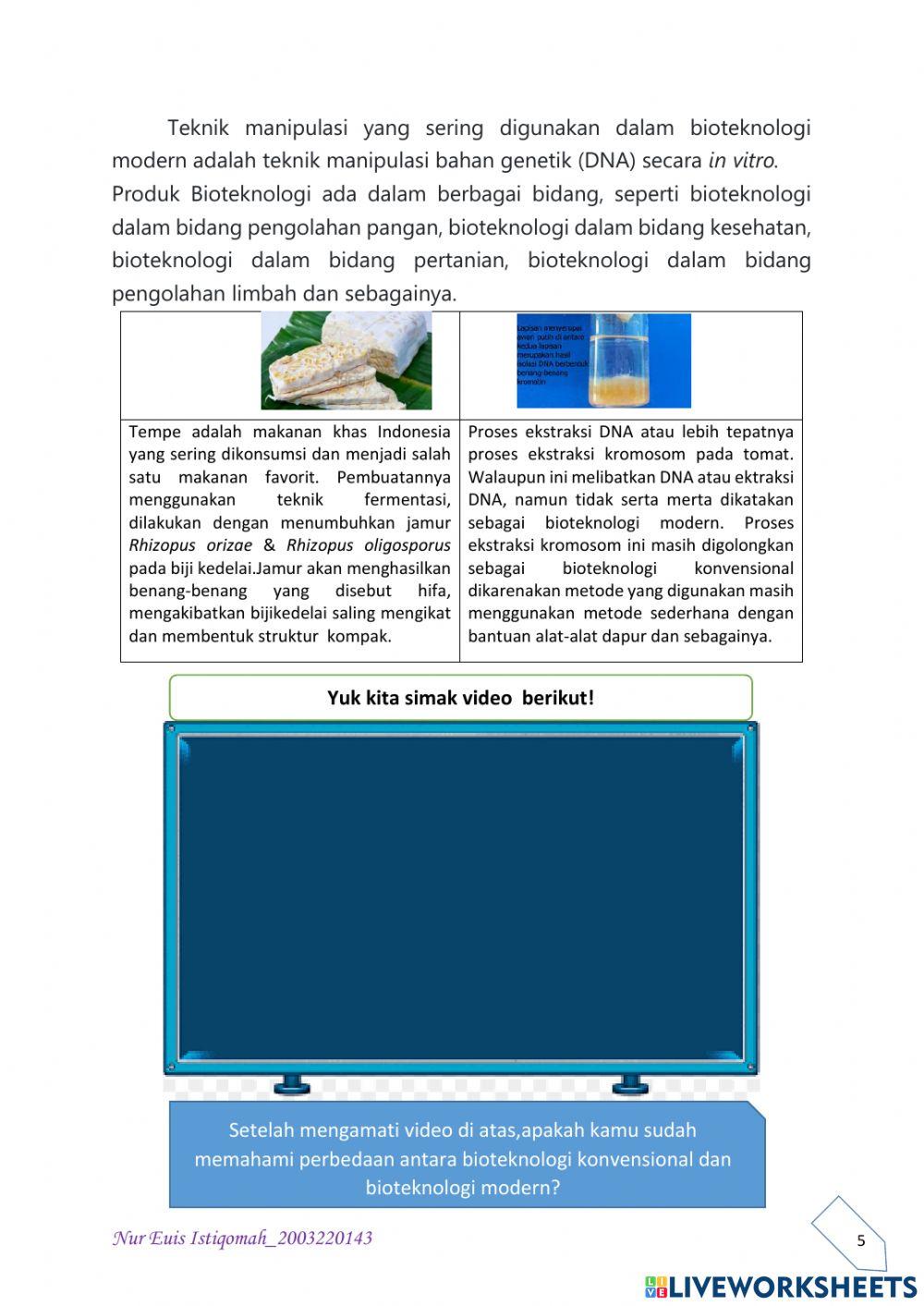 Bioteknologi Konvensional