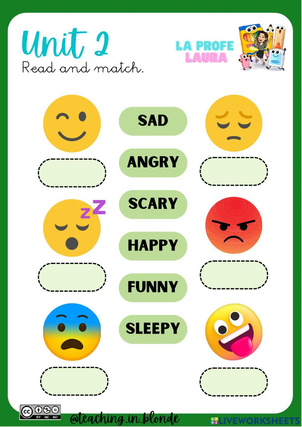 Feelings 1º primaria