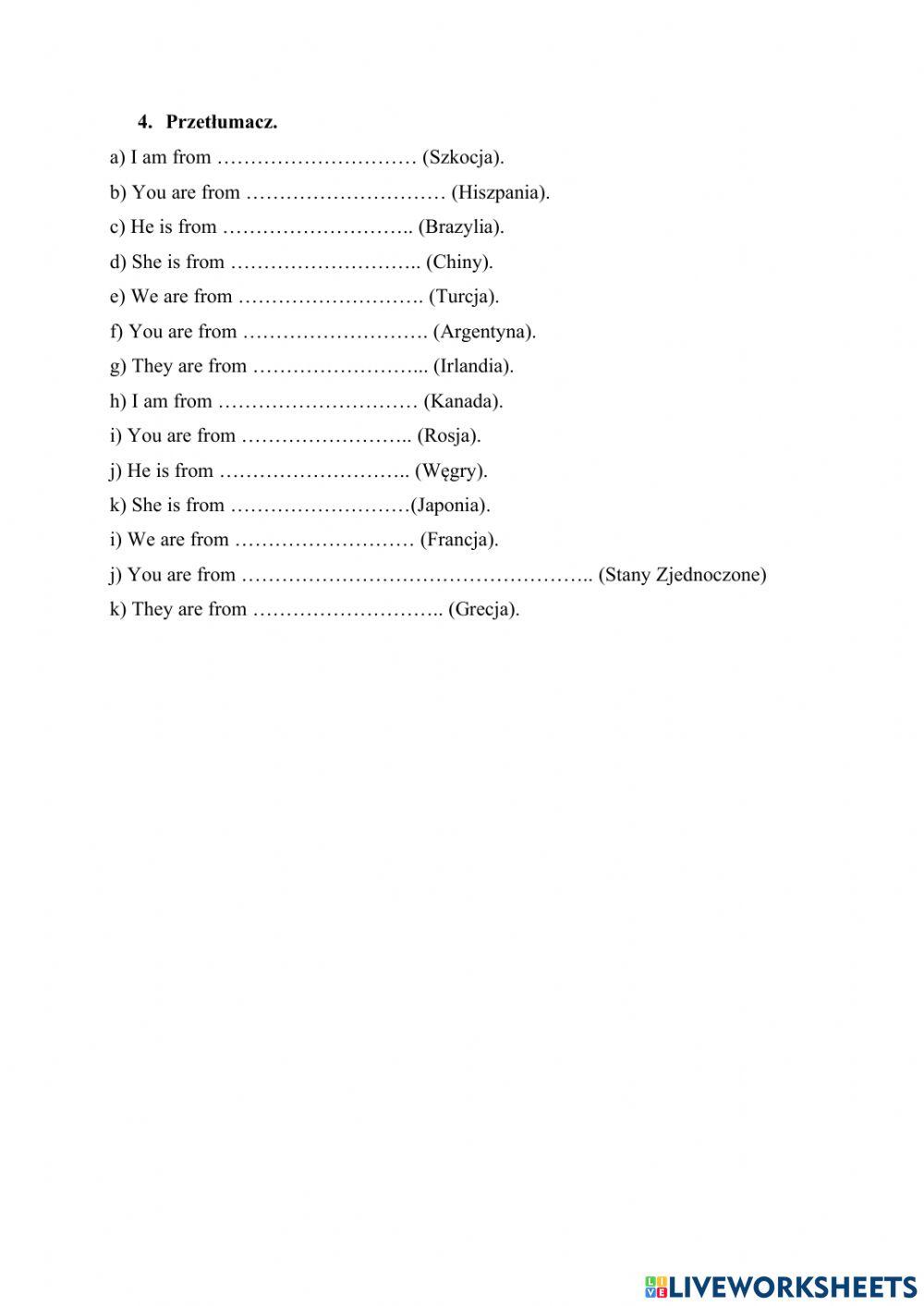 Countries - Enterprise 1 unit 1