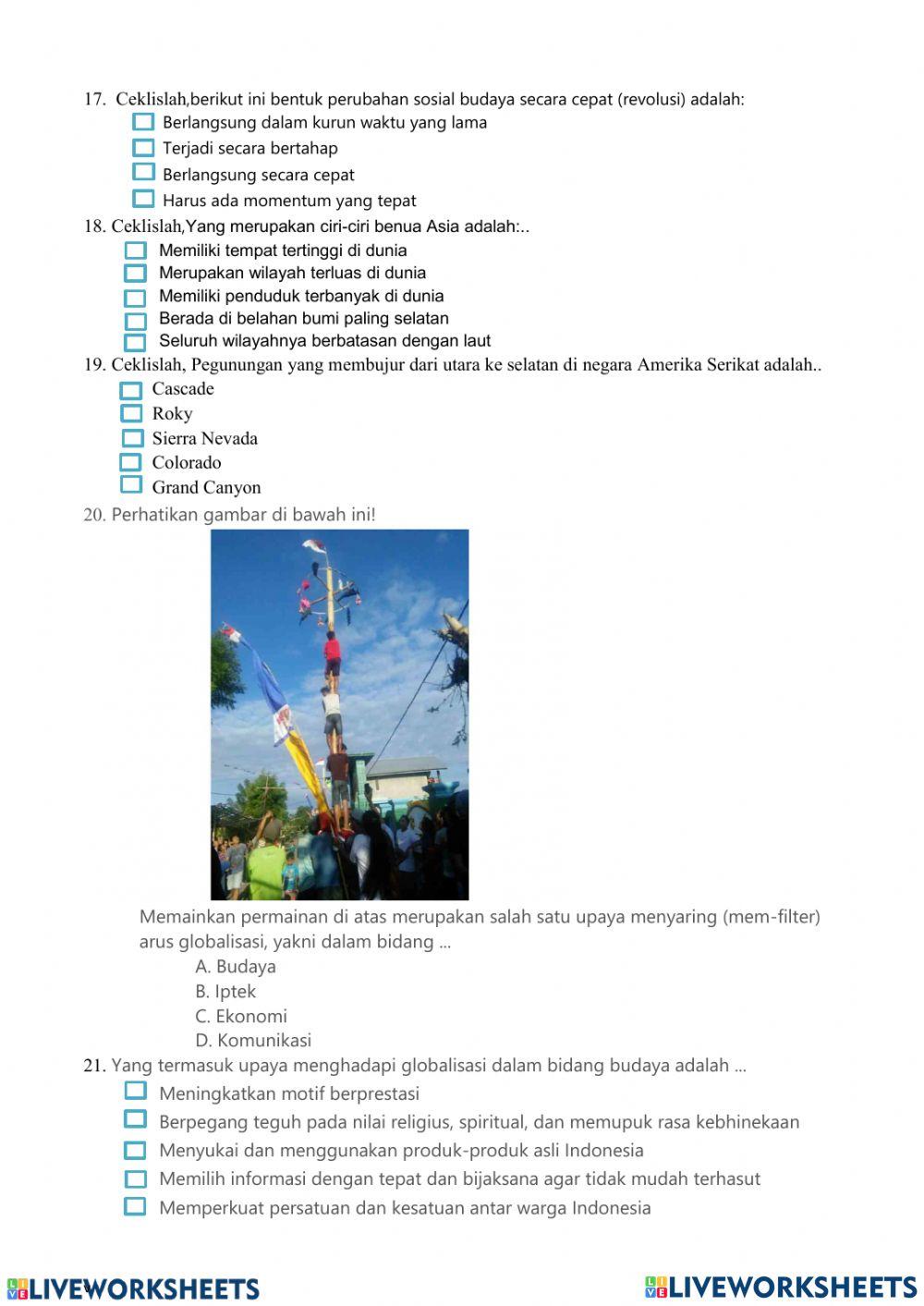 SOAL PAS IPS 9 -GANJIL MR