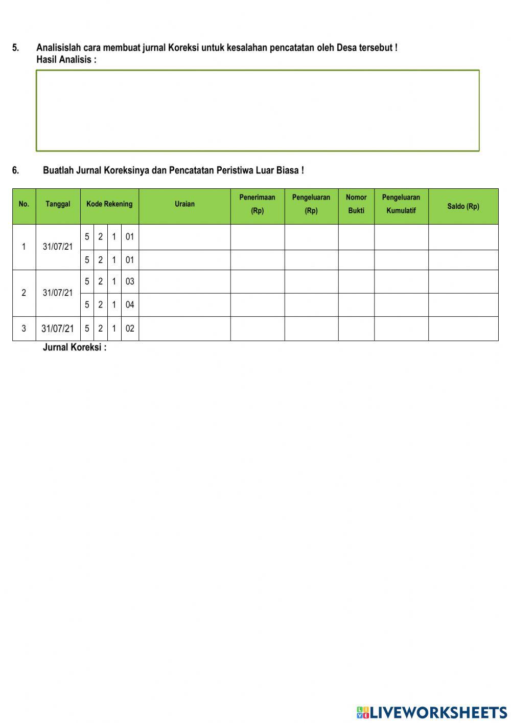 E-LKPD Praktikum Akuntansi Lembaga-Instansi Pemerintah