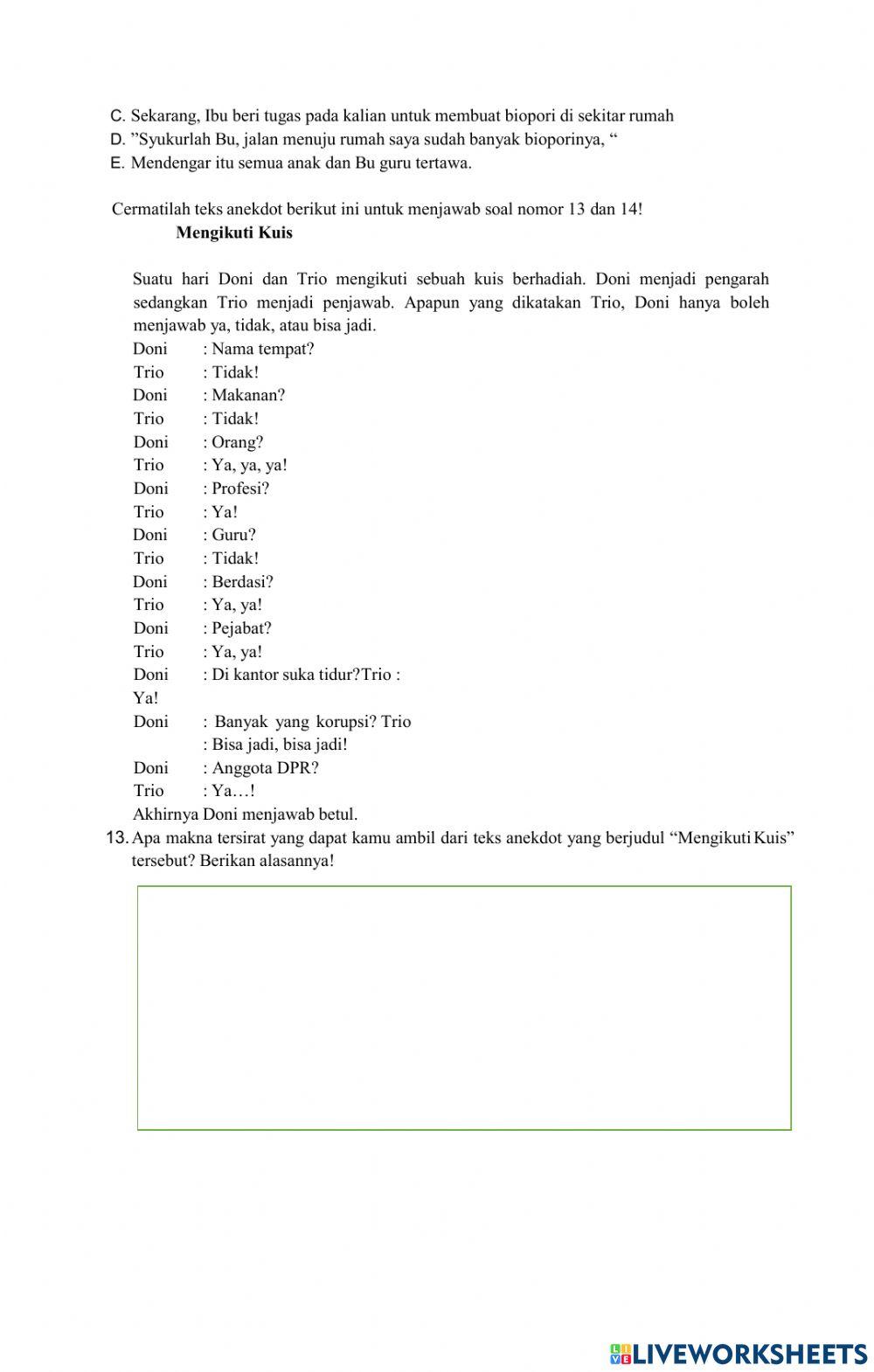 Ujian semester ganjil