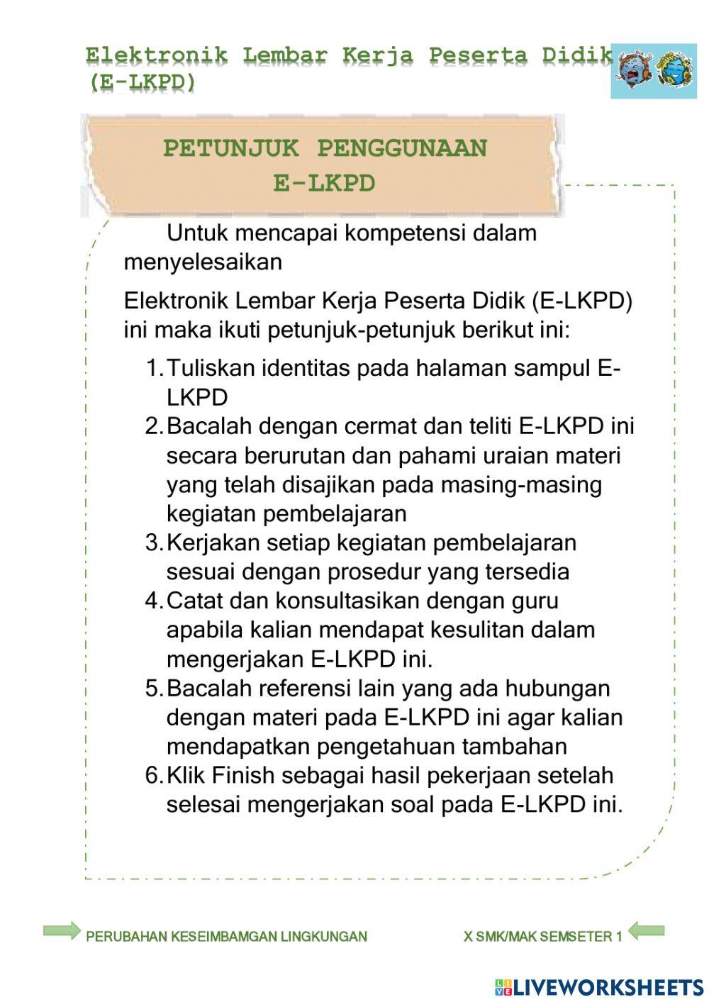 E-lkpd keseimbangan lingkungan