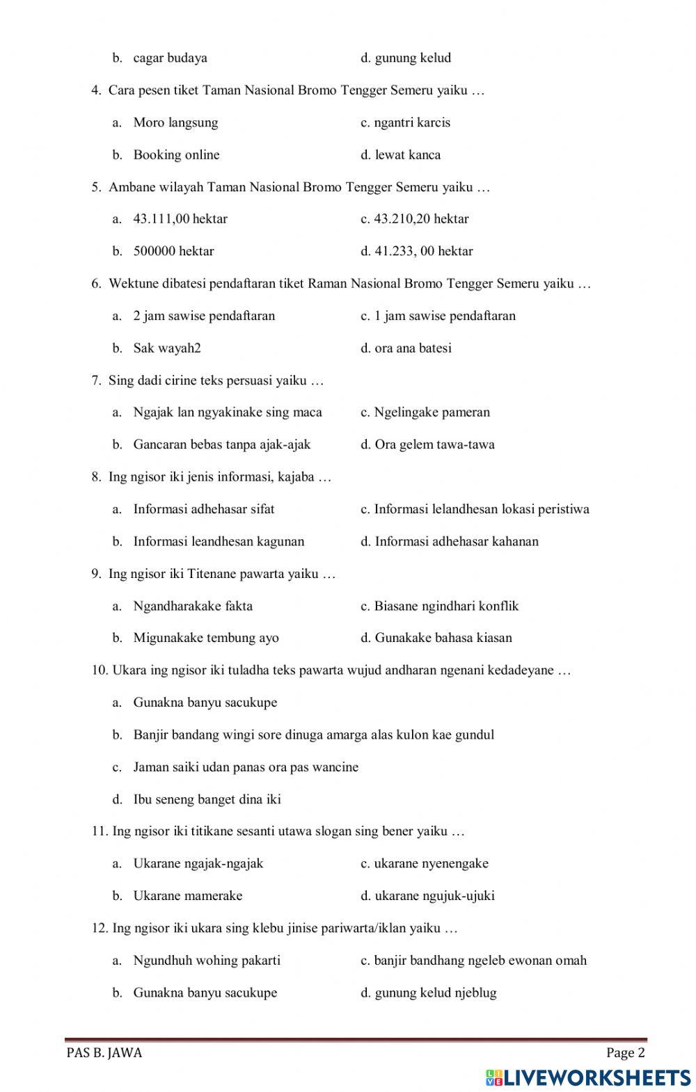 Pas ganjil bahasa jawa kelas 6 tp.2022-2023