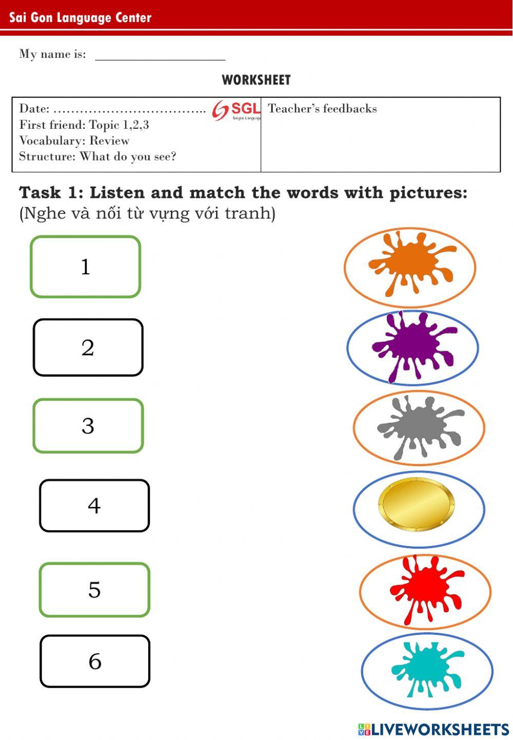 First friend - Review topic 1,2,3