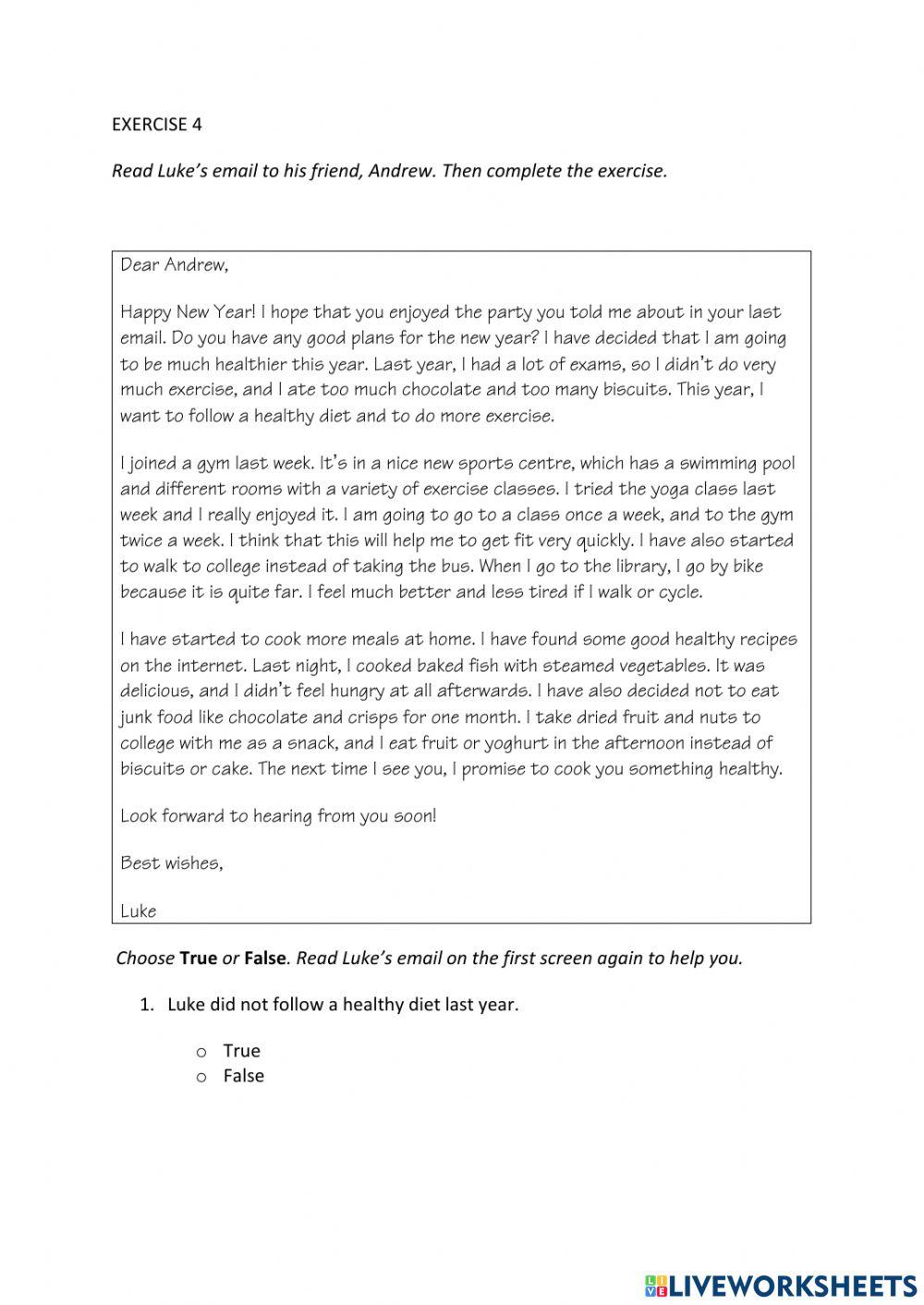 IE0, Unit 8, Reading and Writing, Exercise 4