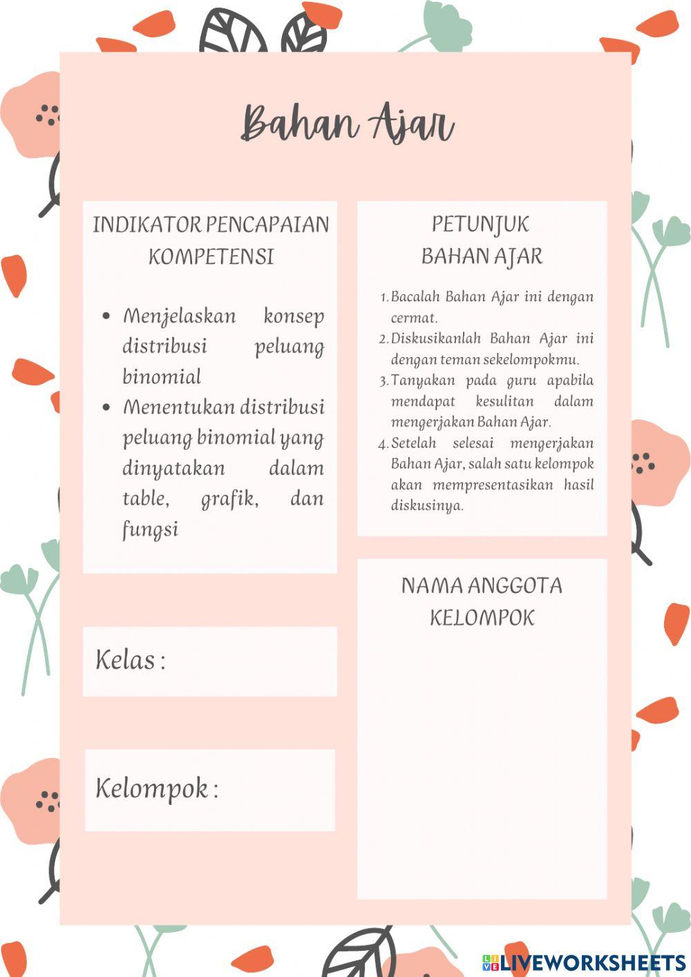 Bahan Ajar Statistika Inferensial