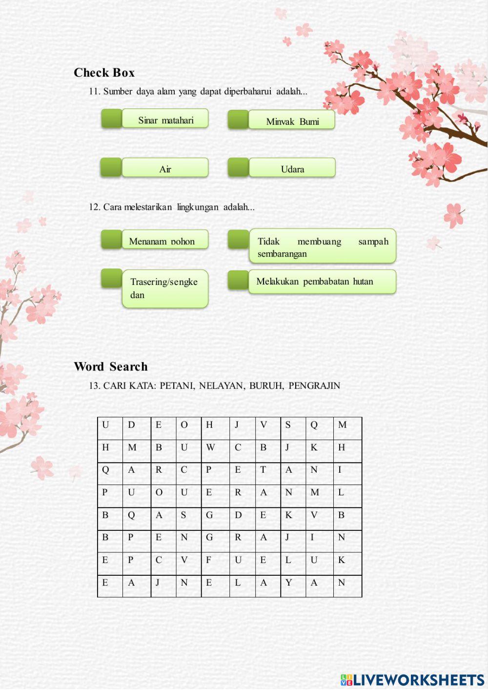 LKPD Tema 4 Subtema 3 Kelas 4 SD