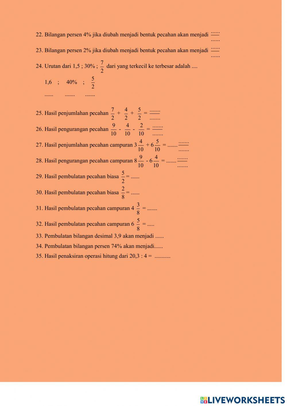 Remidi pas matematika