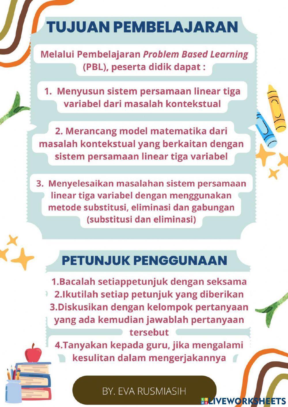 Lkpd matematika spltv