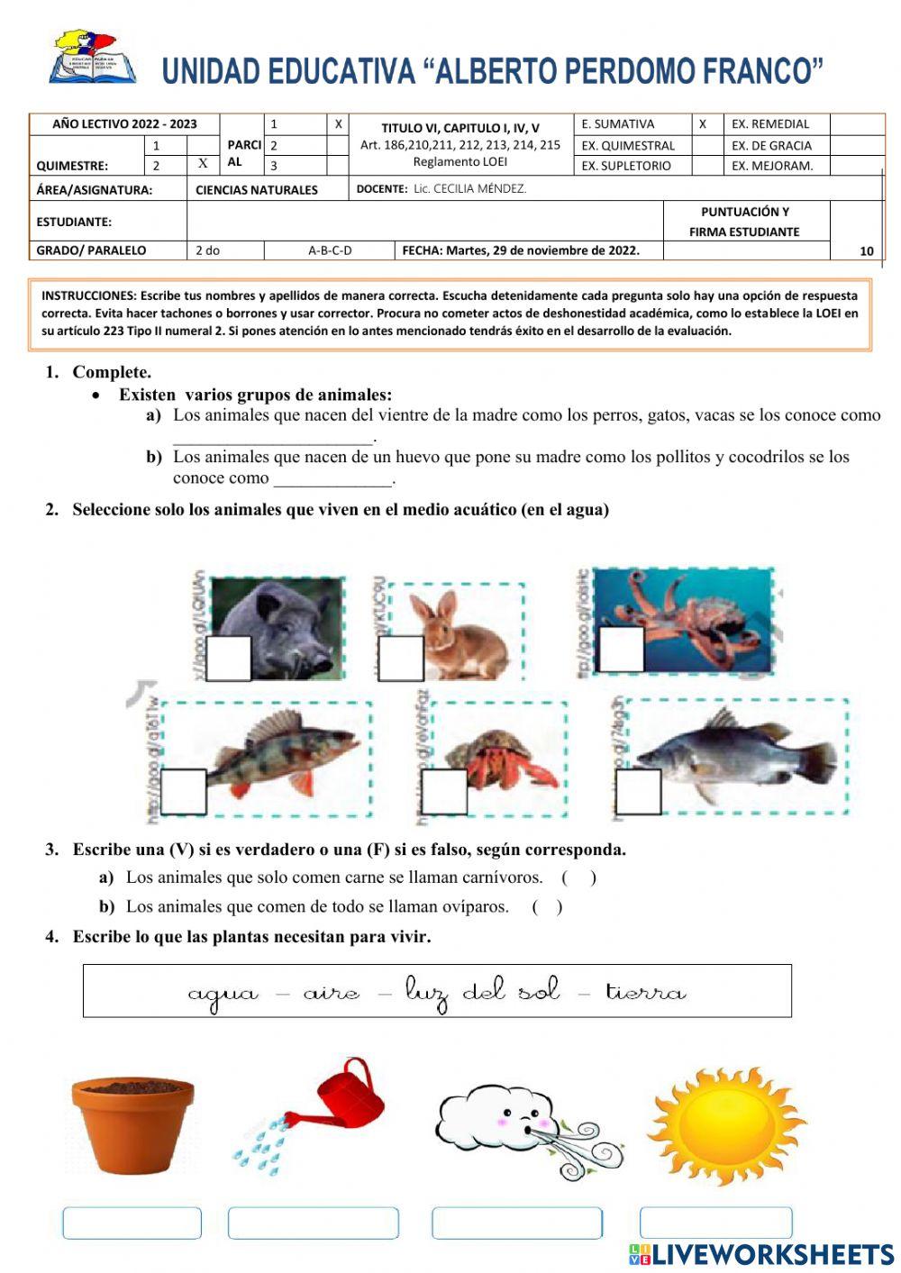 Aporte de ciencias naturales