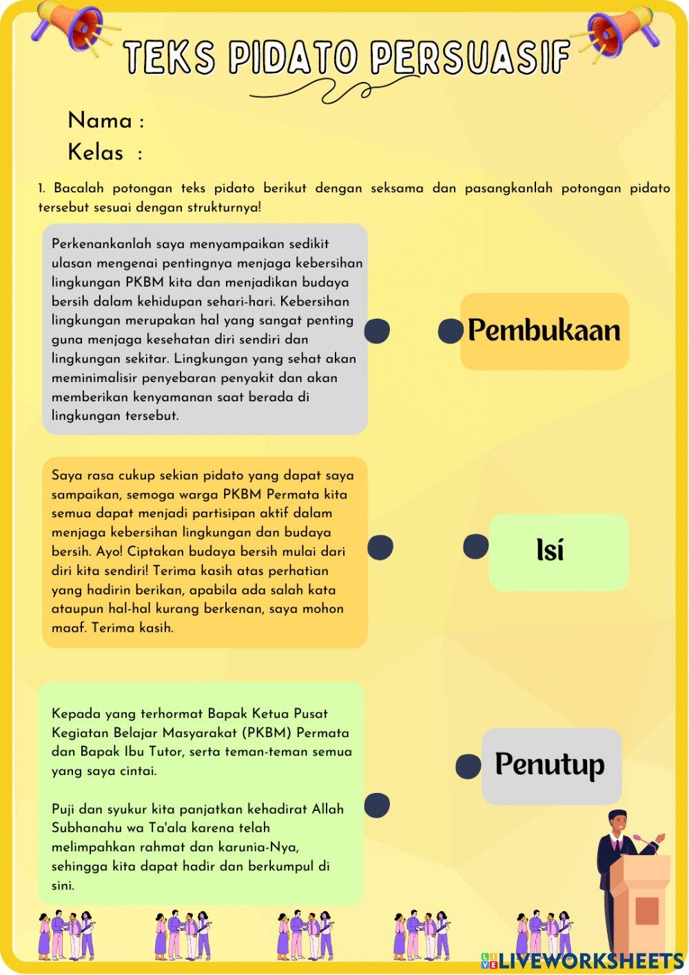 Teks Pidato Persuasif   Nadia Tri Utami  Live