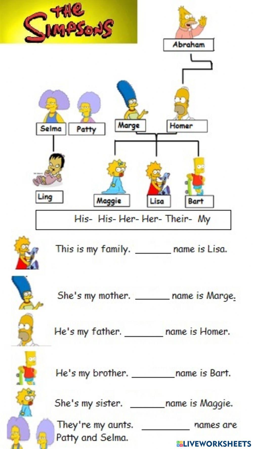 Possessive adjectives