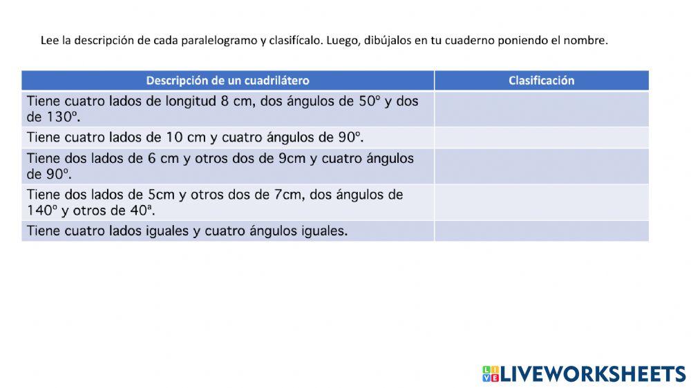 Triángulos y cuadrilateros Triángulos y cuadrilateros