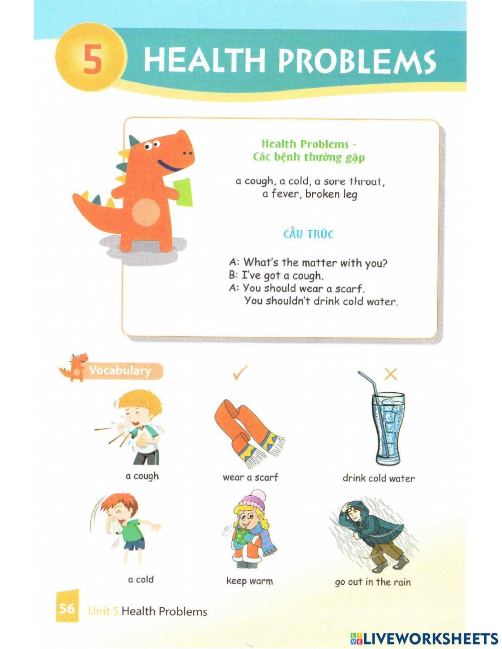 Health problems lesson