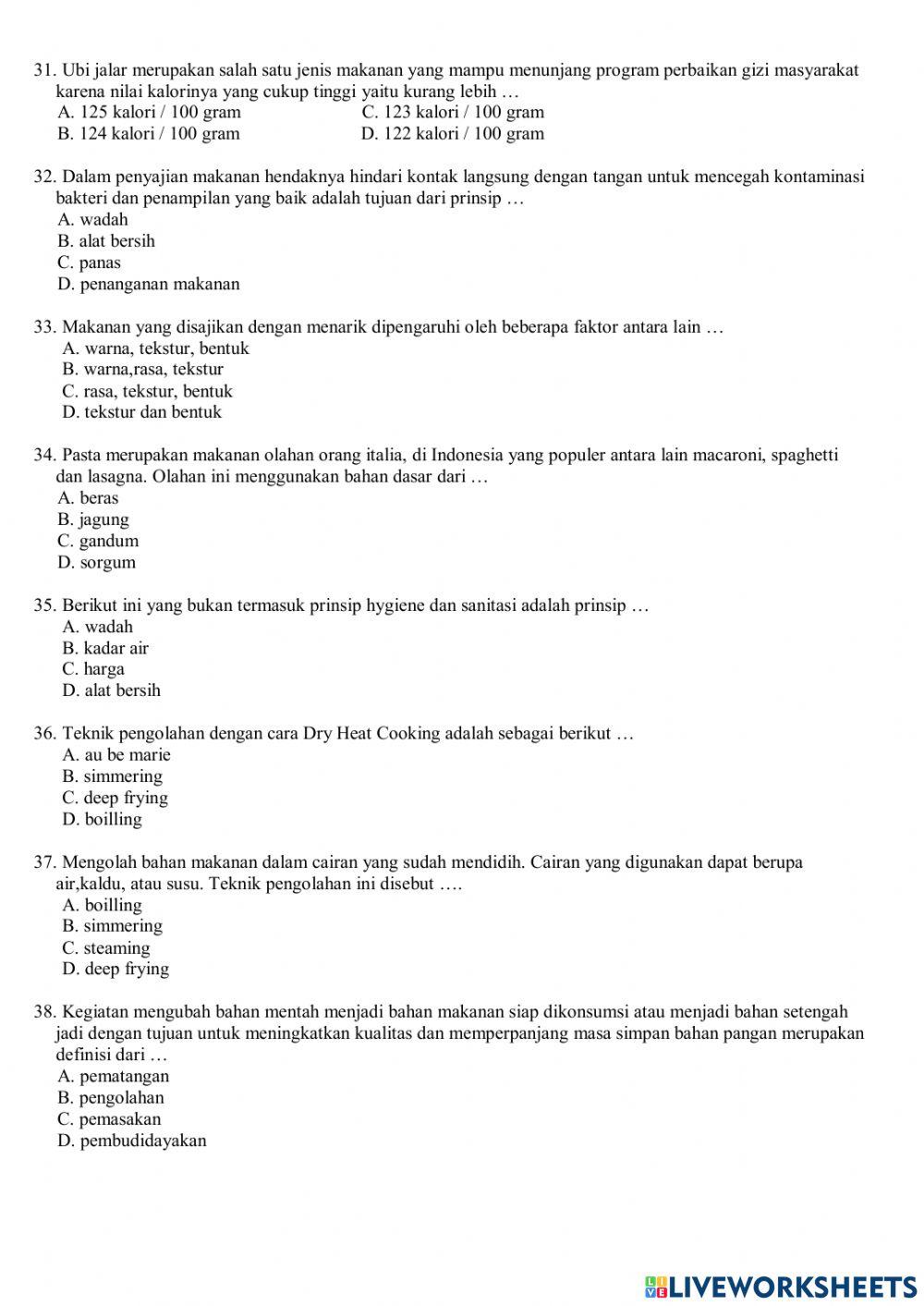 Pas Prakarya kelas 8