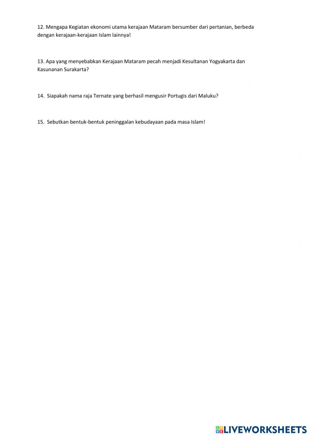 Interaksi budaya pada masa Islam