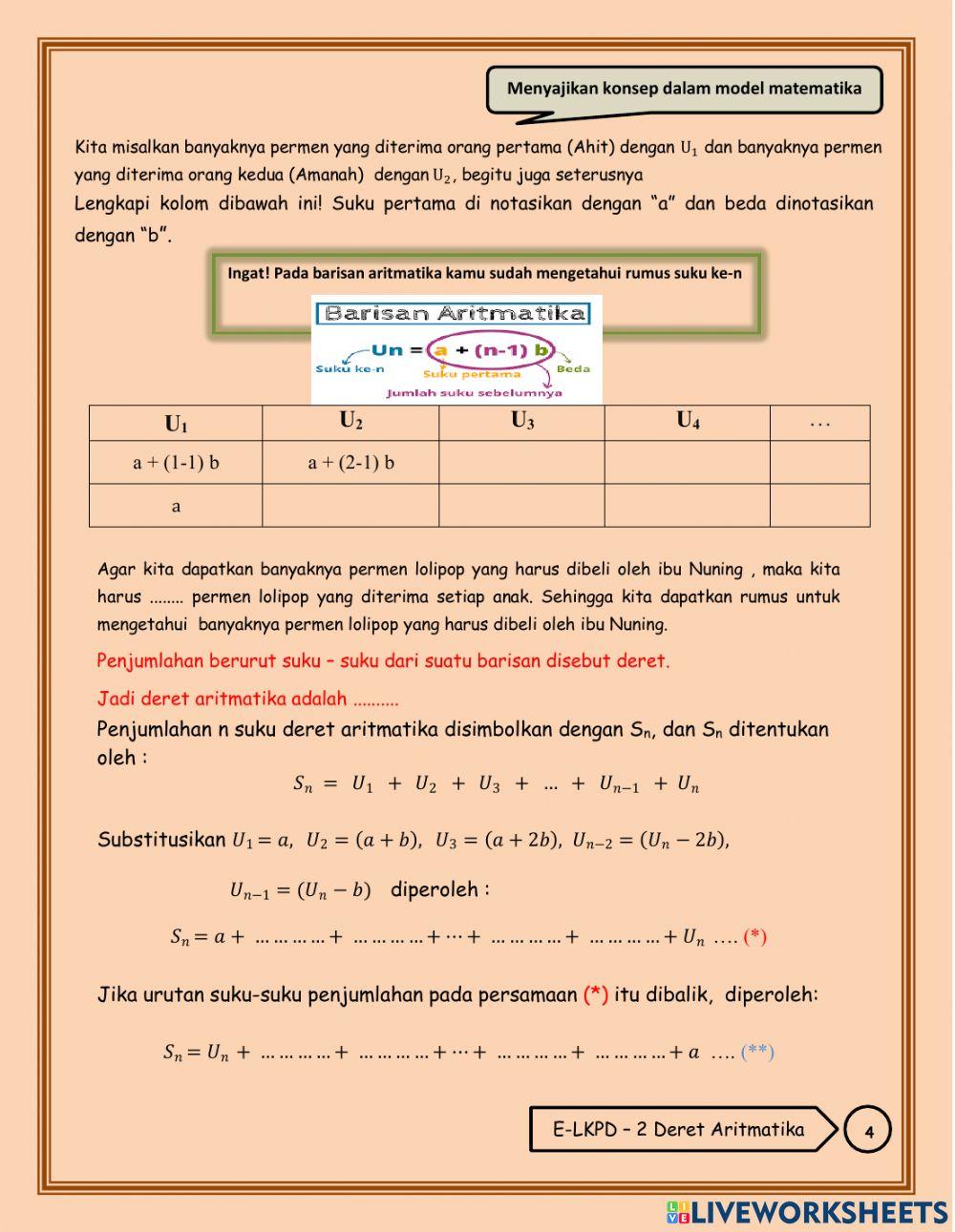 Deret aritmatika nuning rahayu