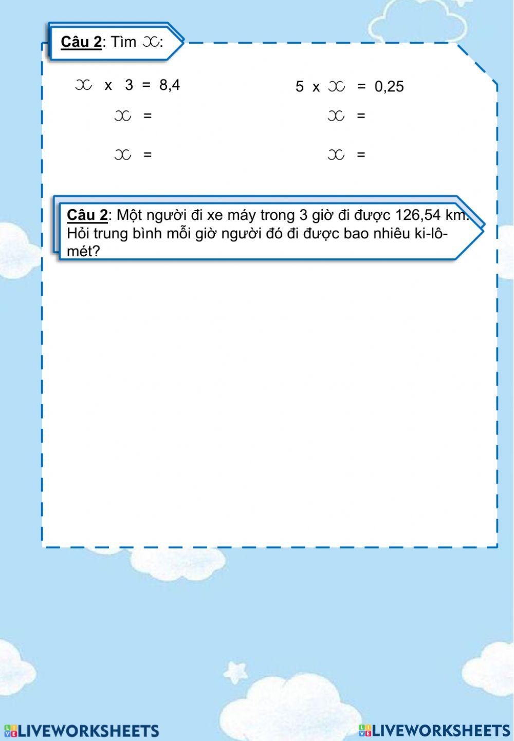 Chia số thập phân