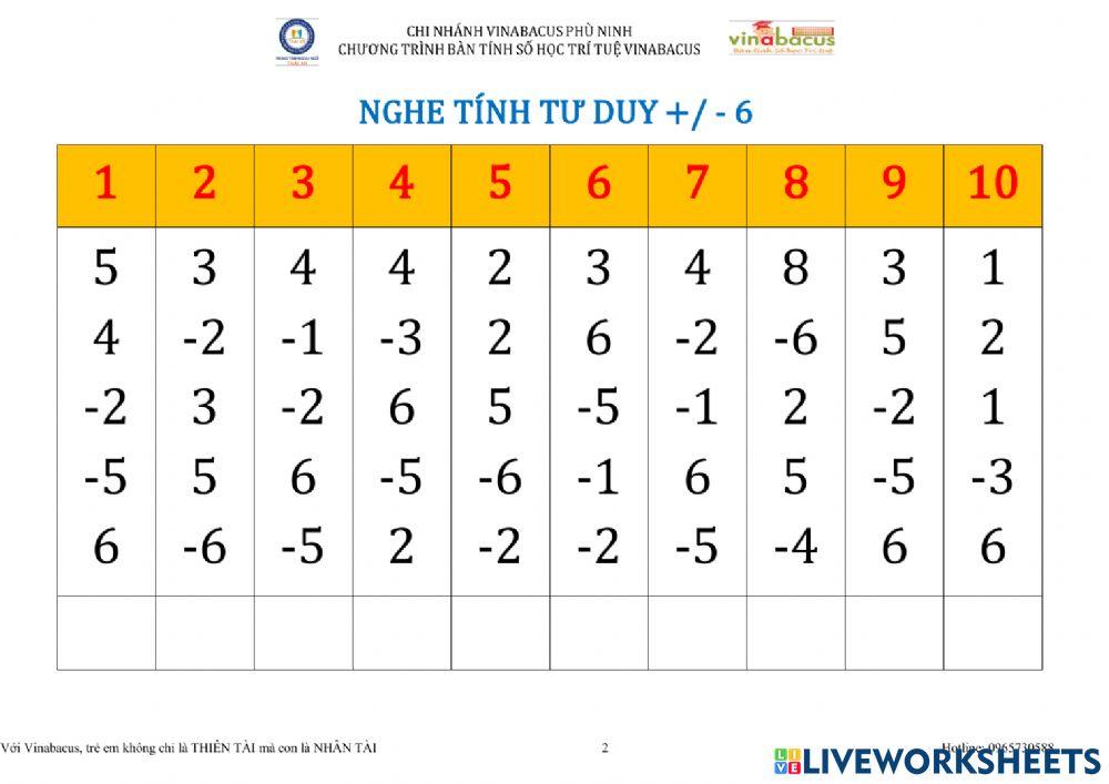 Nghe tính tư duy +-- 6