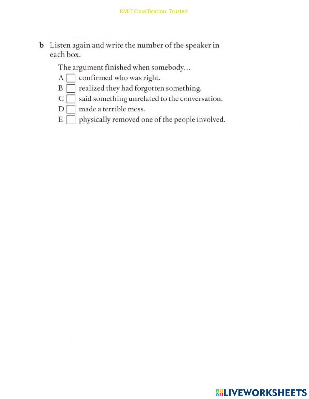 7A Upper intermediate