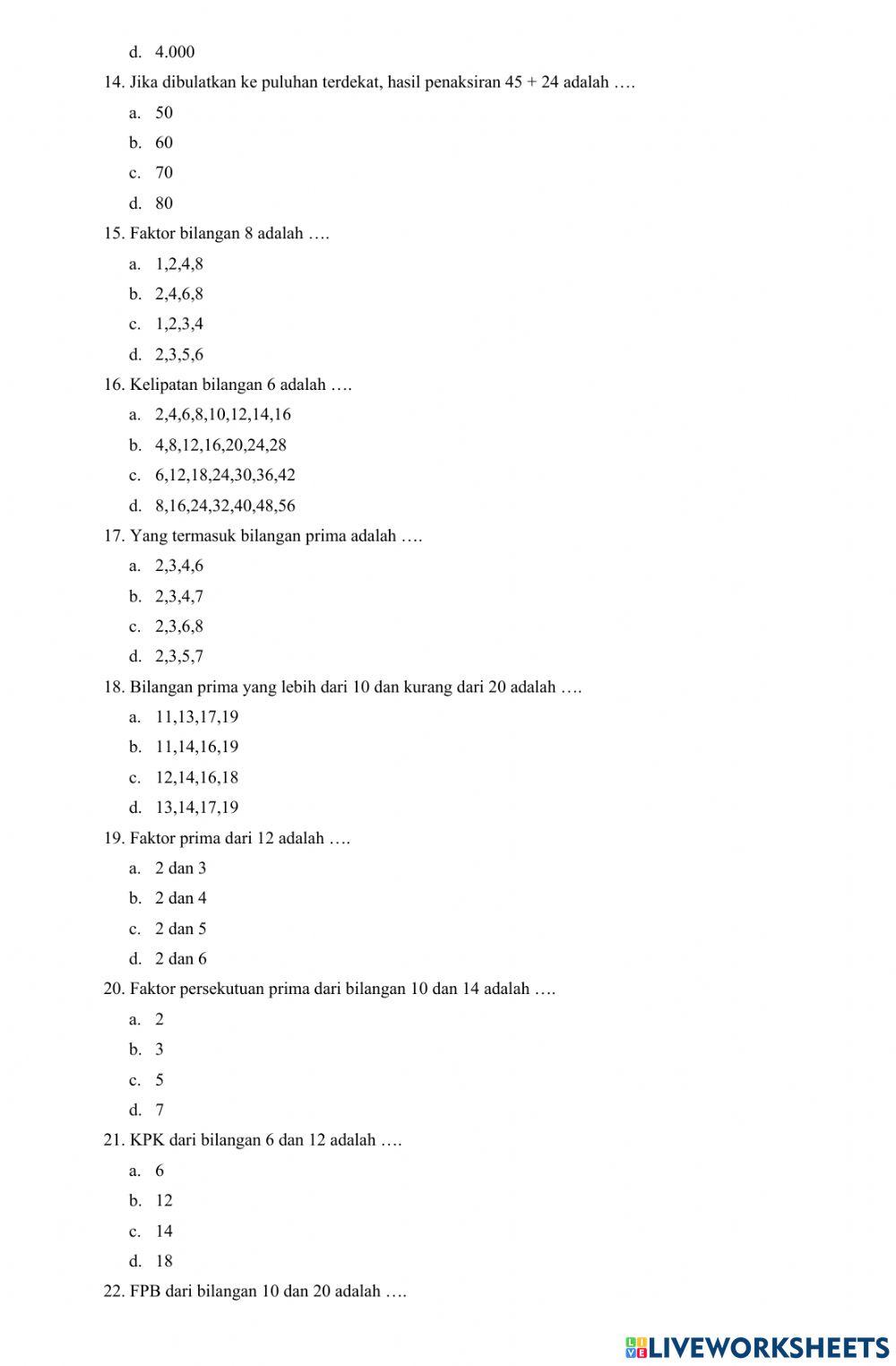 Soal PAS Ganjil MTK 2022-2023