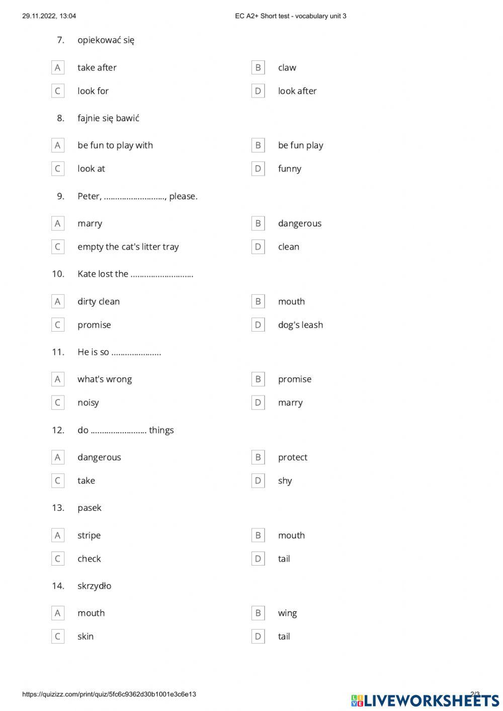 EC2+ vocab.test unit 3