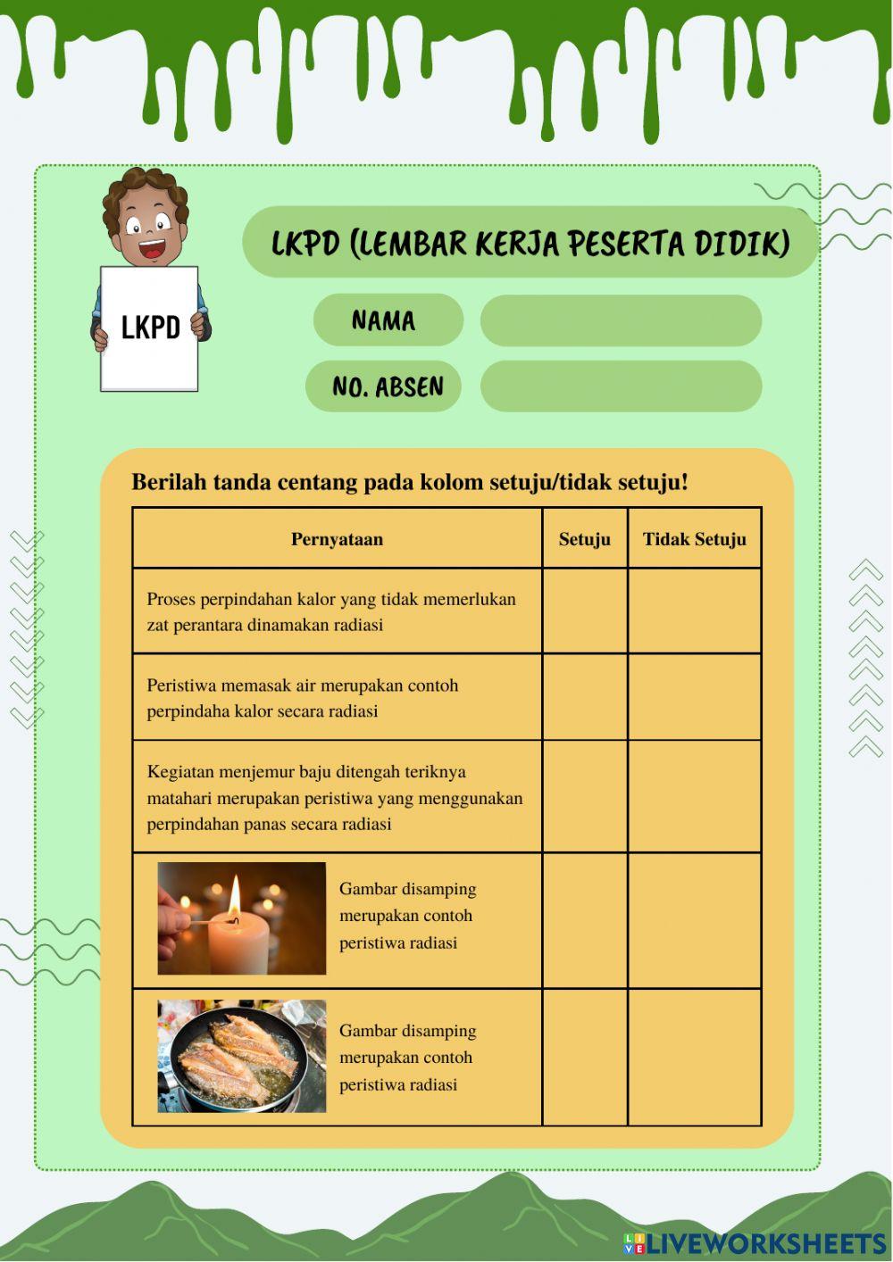 Lkpd perpindahan panas radiasi