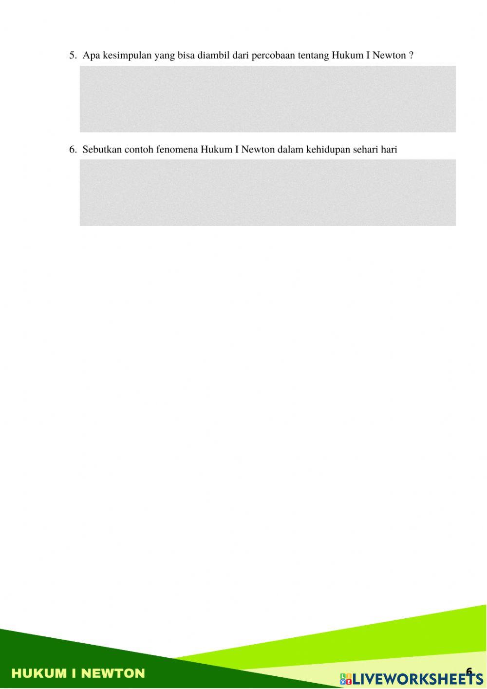 Lkpd hukum i newton
