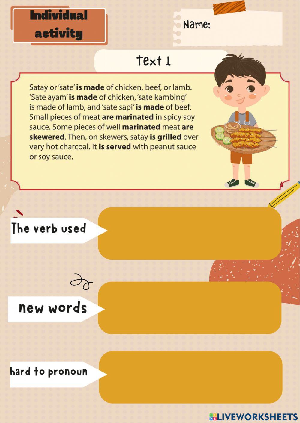 The use of passive voice