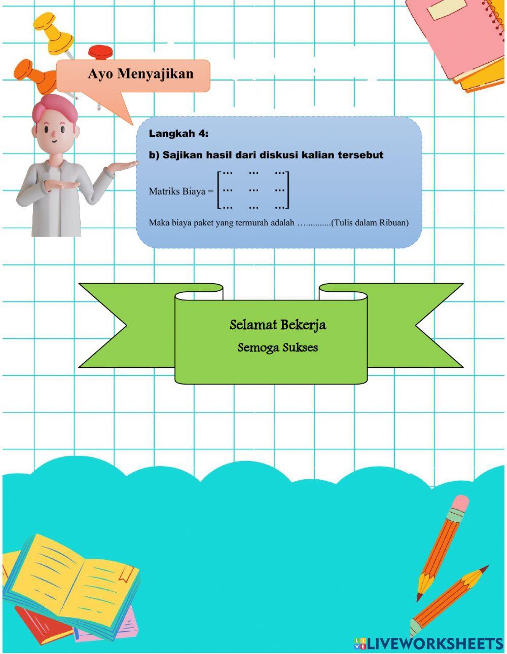 Orientasi masalah perkalian matriks