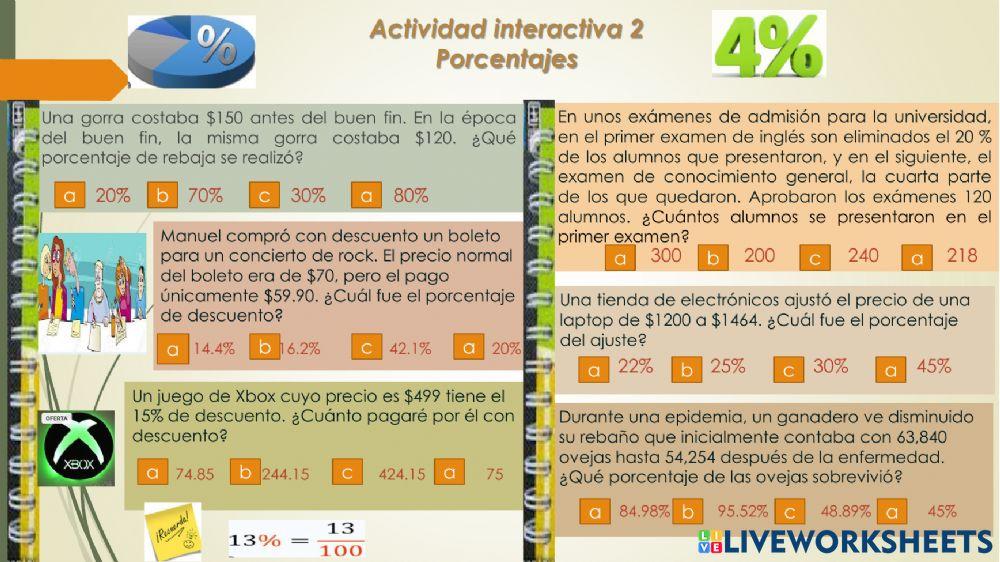 Actividad interactiva2-porcentaje