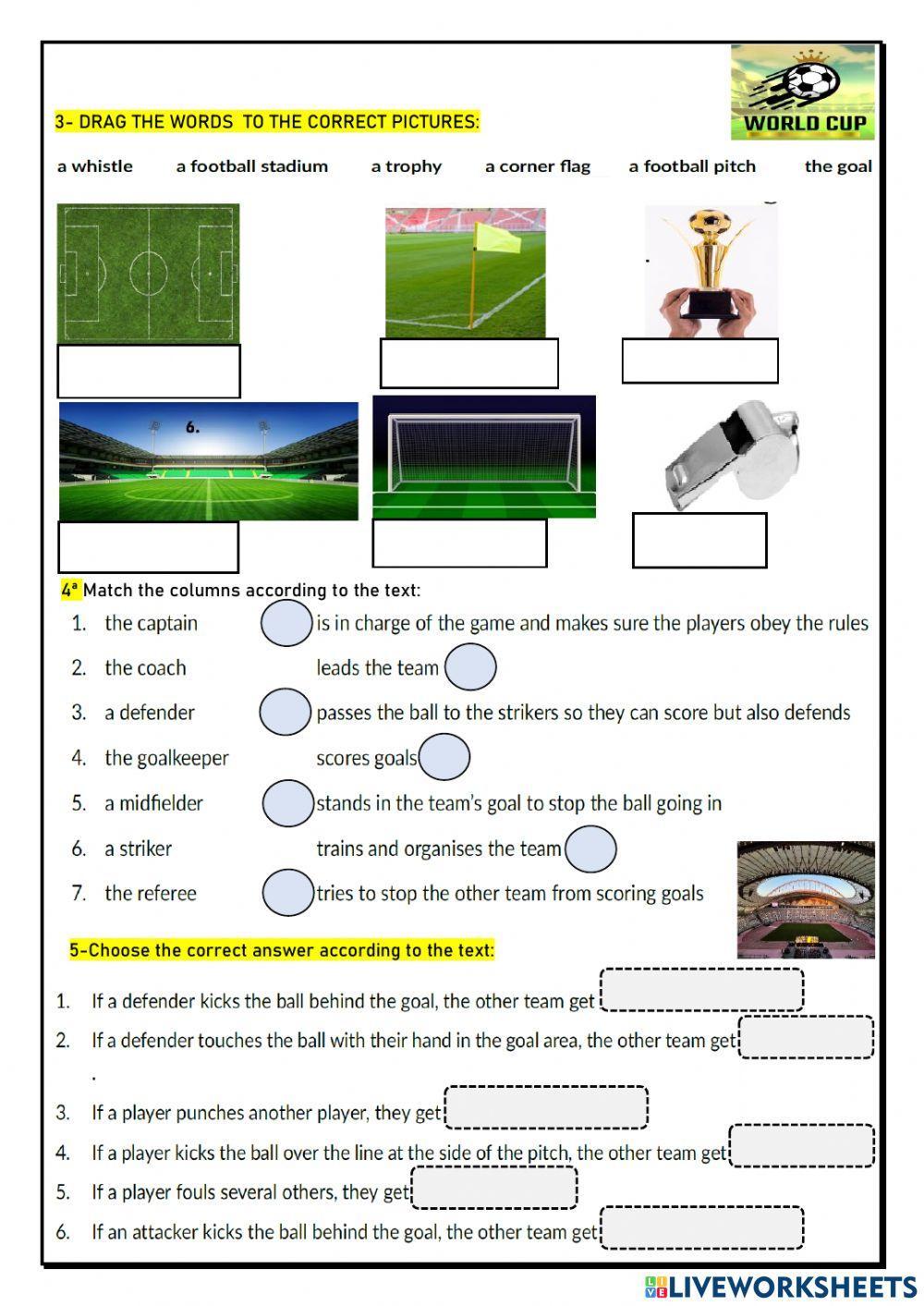World Cup (Reading and Listening) World Cup (Reading and Listening)