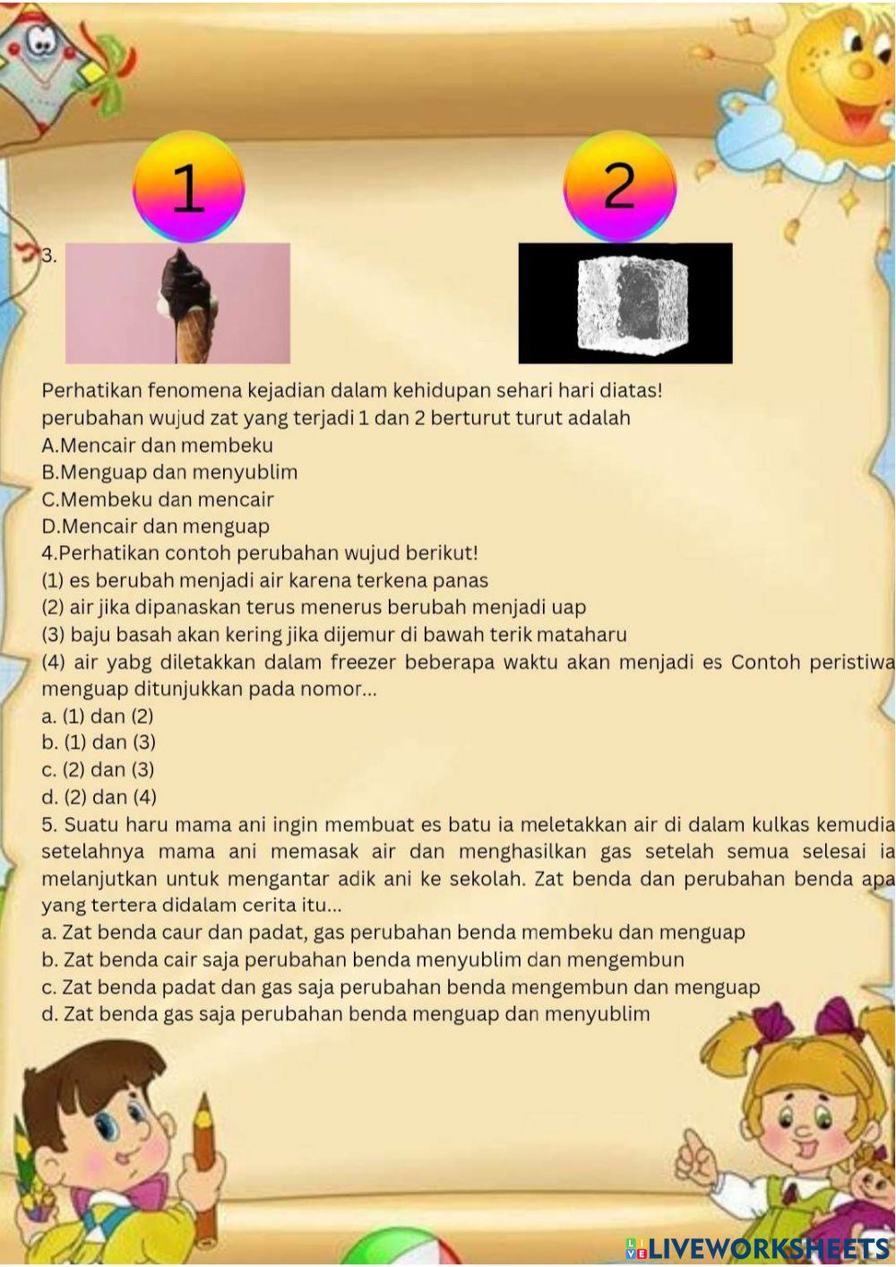 Perubahan Wujud Benda