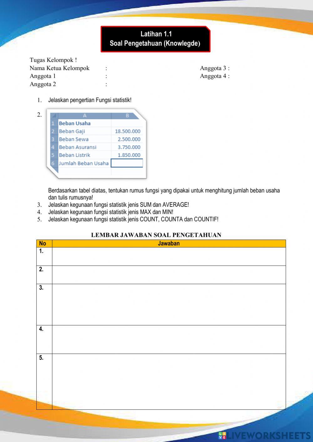 E-LKPD -Dasar-Dasar Akuntansi dan Keuangan Lembaga