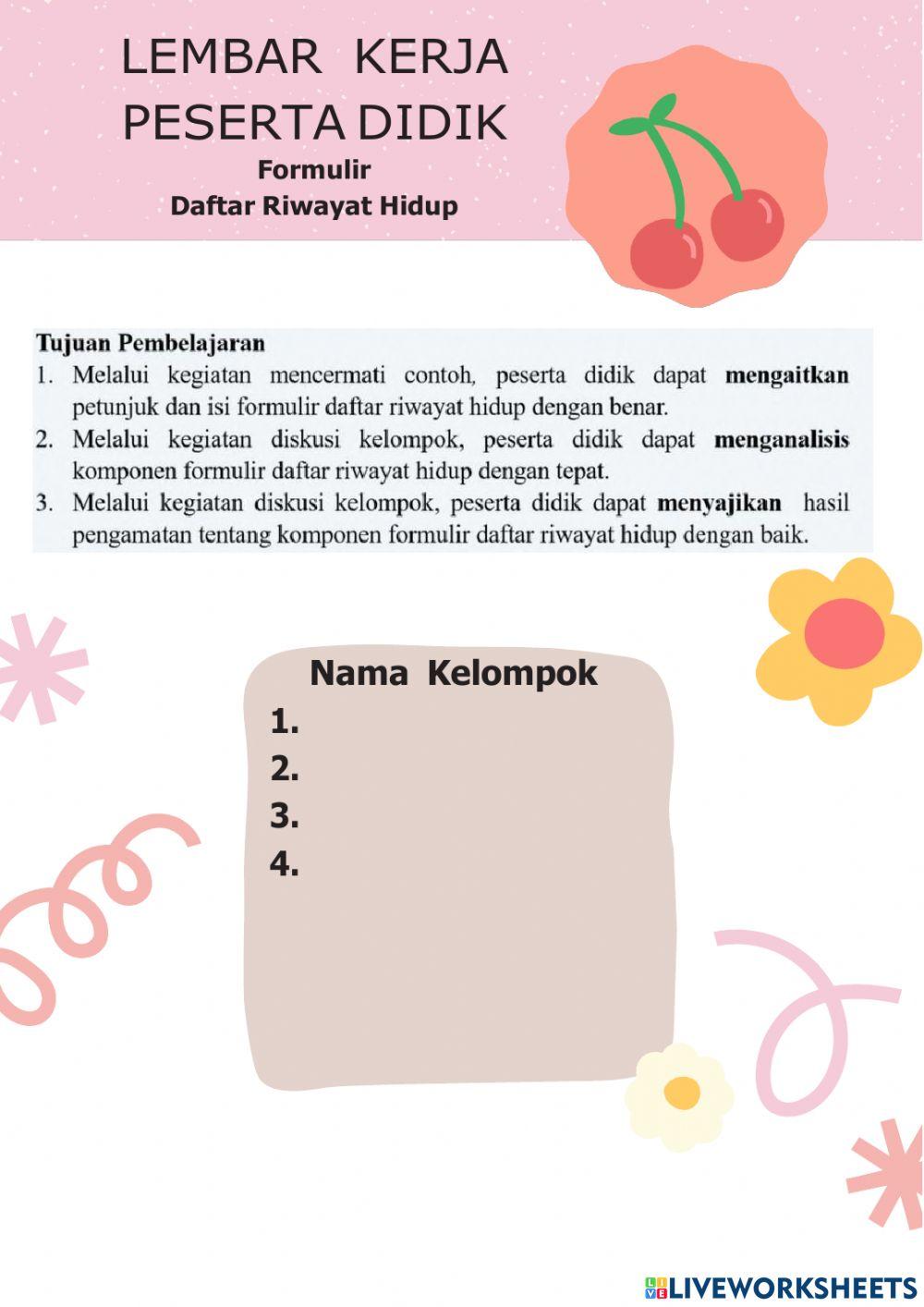 LKPD Kelompok Formulir