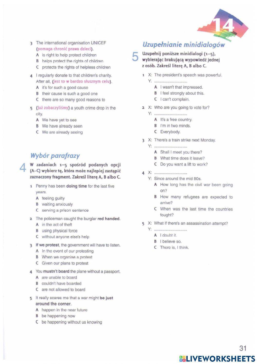 Matura Skills Państwo i społeczeństwo