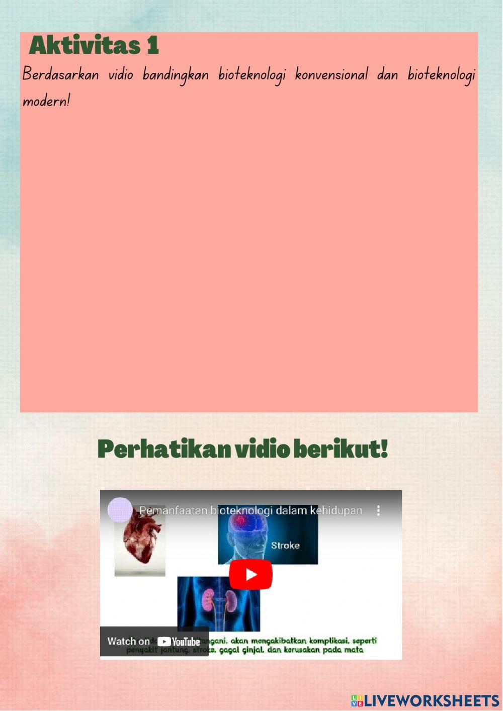 Bioteknologi pertemuan 1