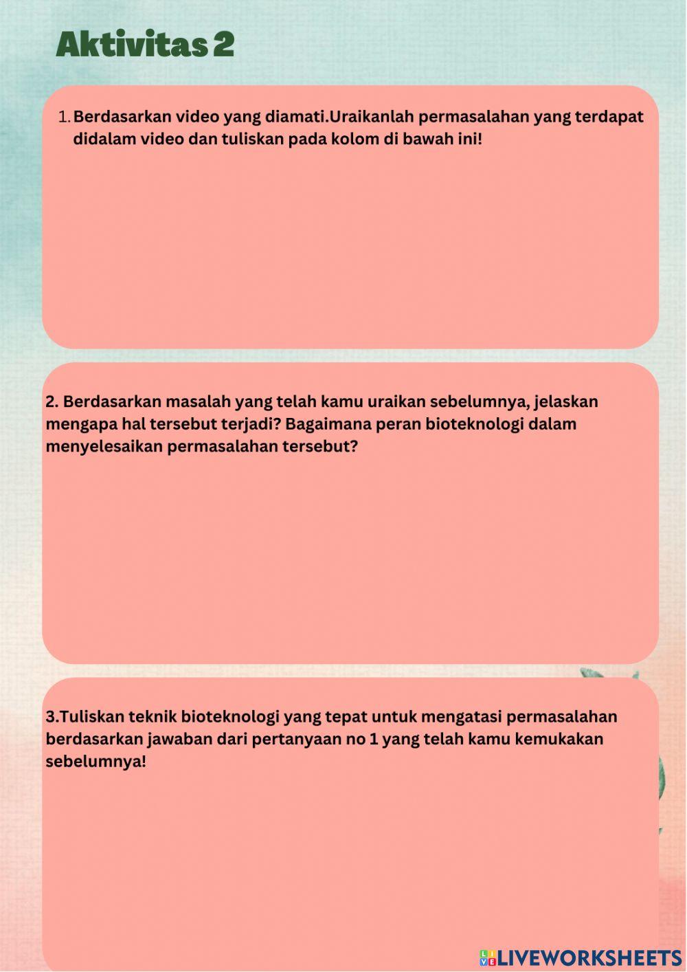 Bioteknologi pertemuan 1