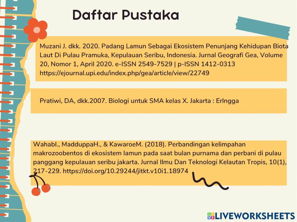 E-lkpd komponen ekosistem