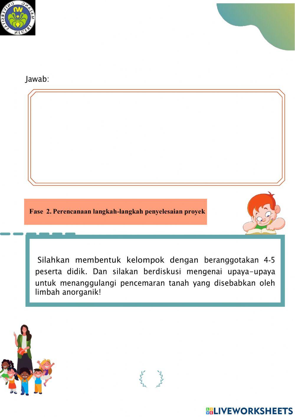 Projectpencemaran tanah