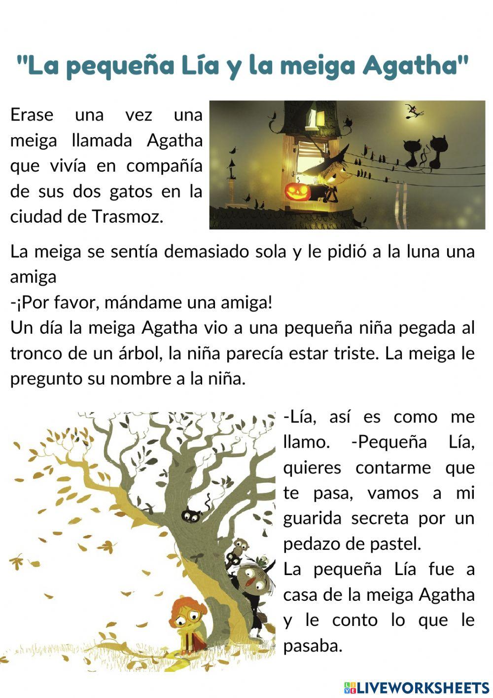 La pequeña Lía y la meiga Agatha