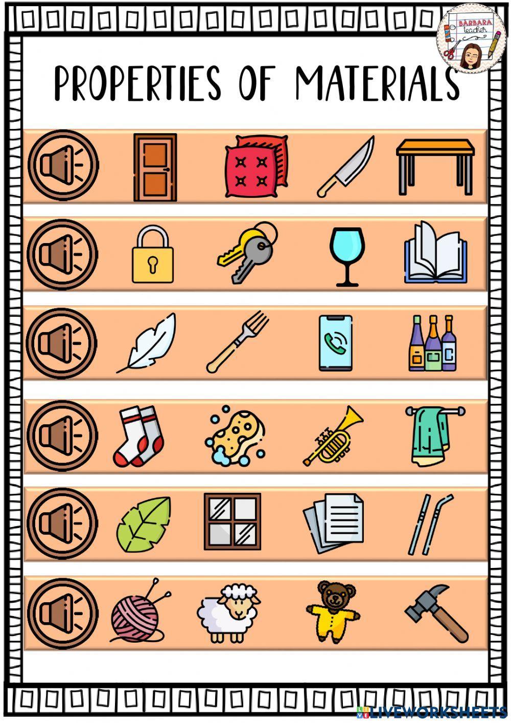 Properties of materials