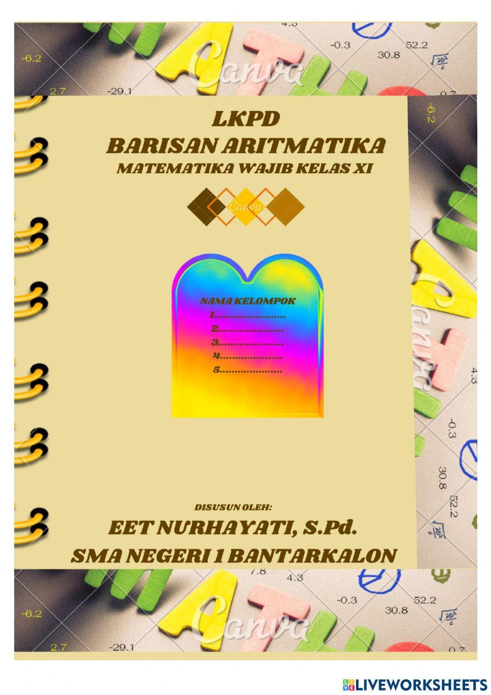 Lkpd barisan aritmatika