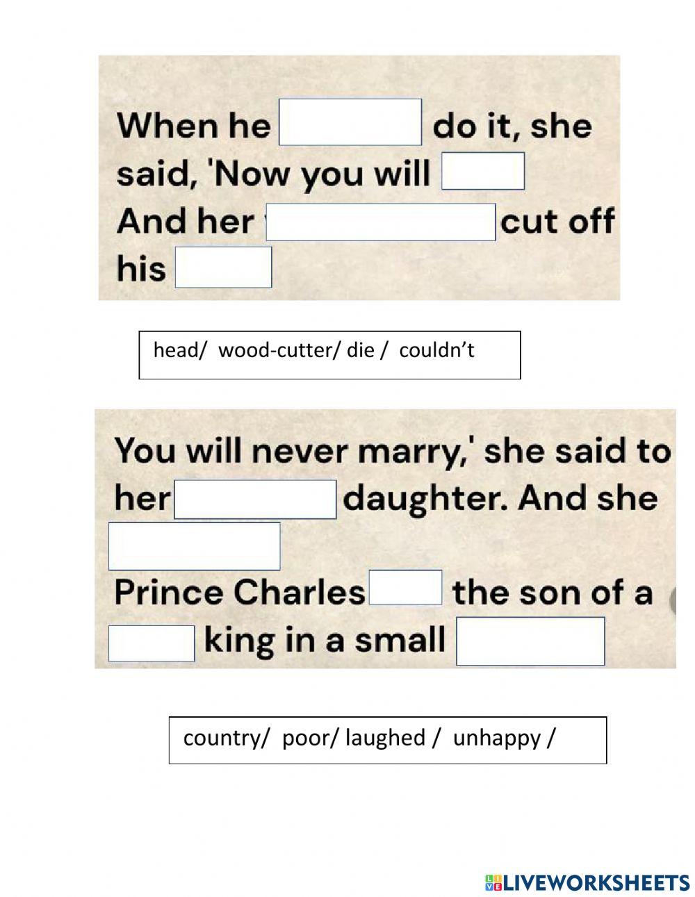 The prince and the servants