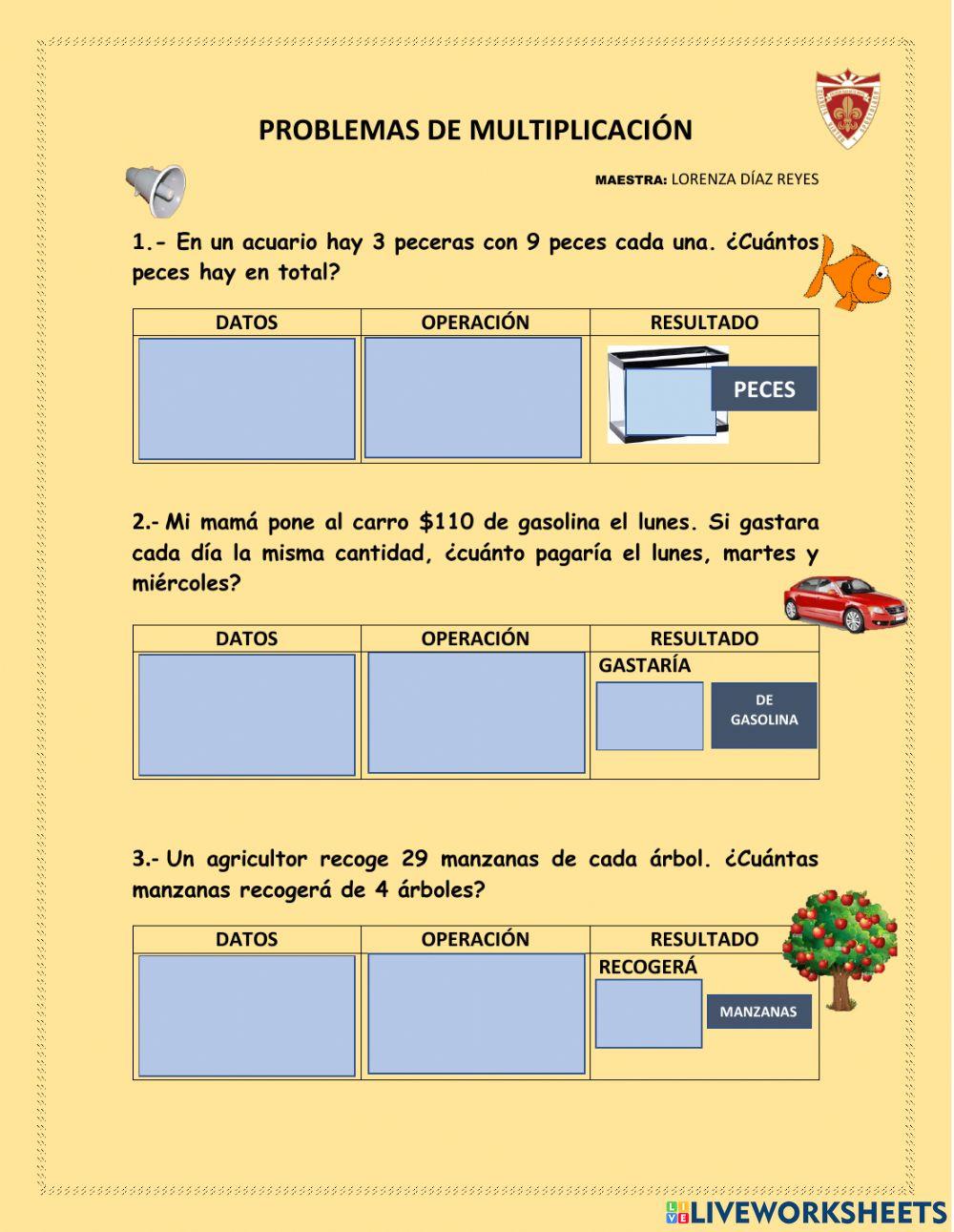 Problemas matemáticos Problemas matemáticos