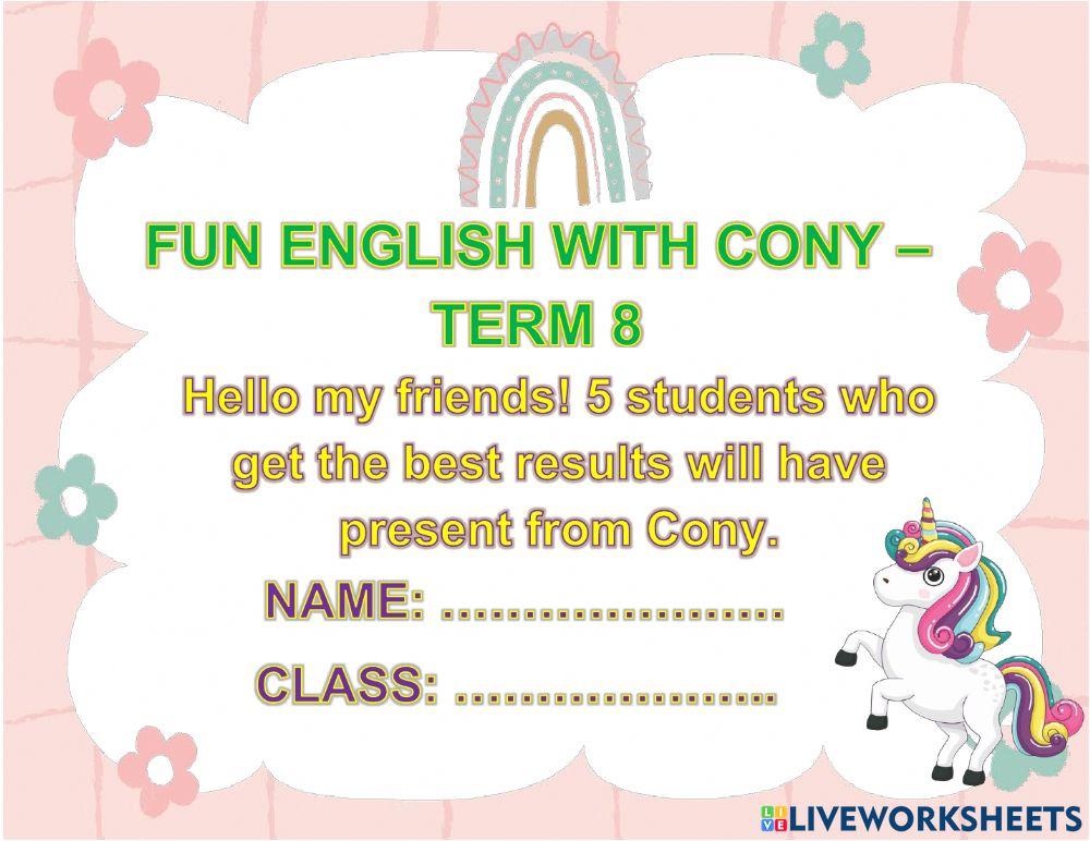 Vui học cùng cony kỳ 8 lớp 4